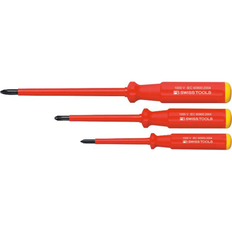 Schroevendraaierset kruis 3-delig